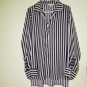 Striped button up shirt 43